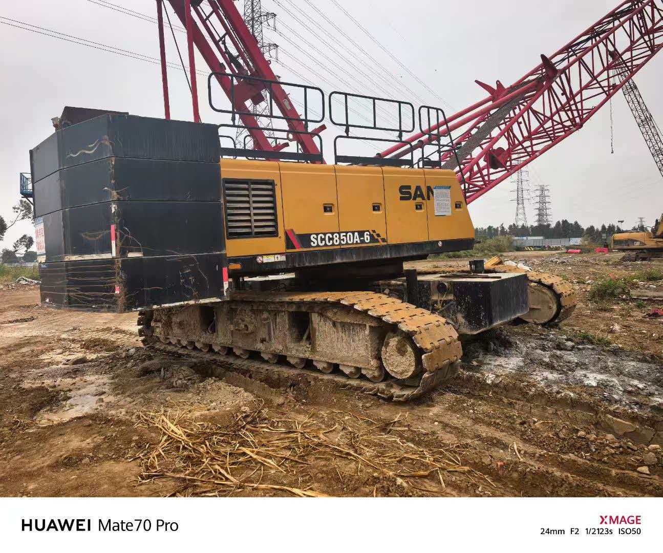 Used SANY 85-ton Crawler Crane