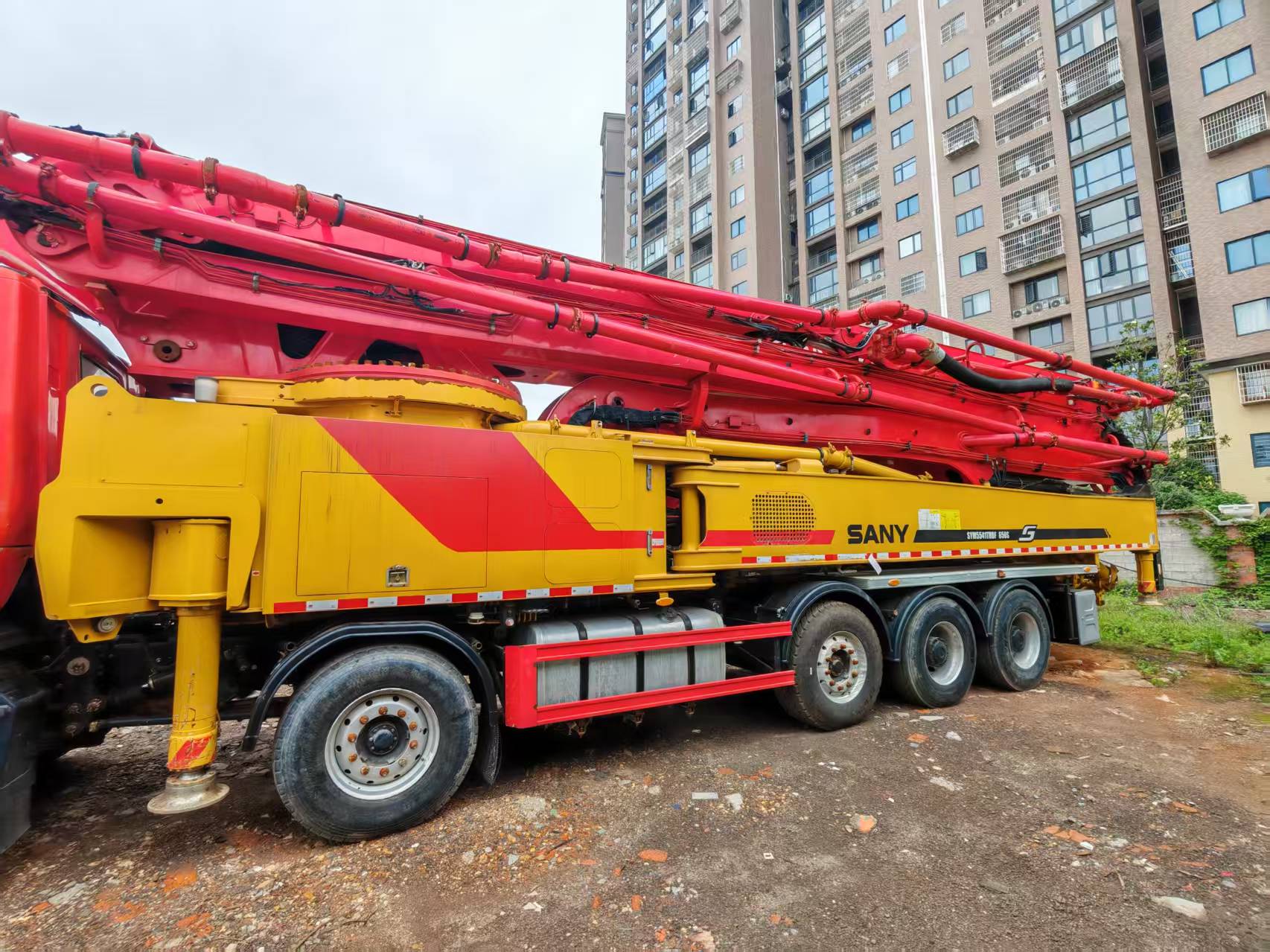 Used SANY 65-meter Concrete Pump Truck