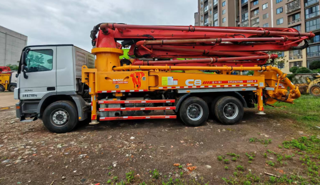 Used SANY 38-meter Concrete Pump Truck