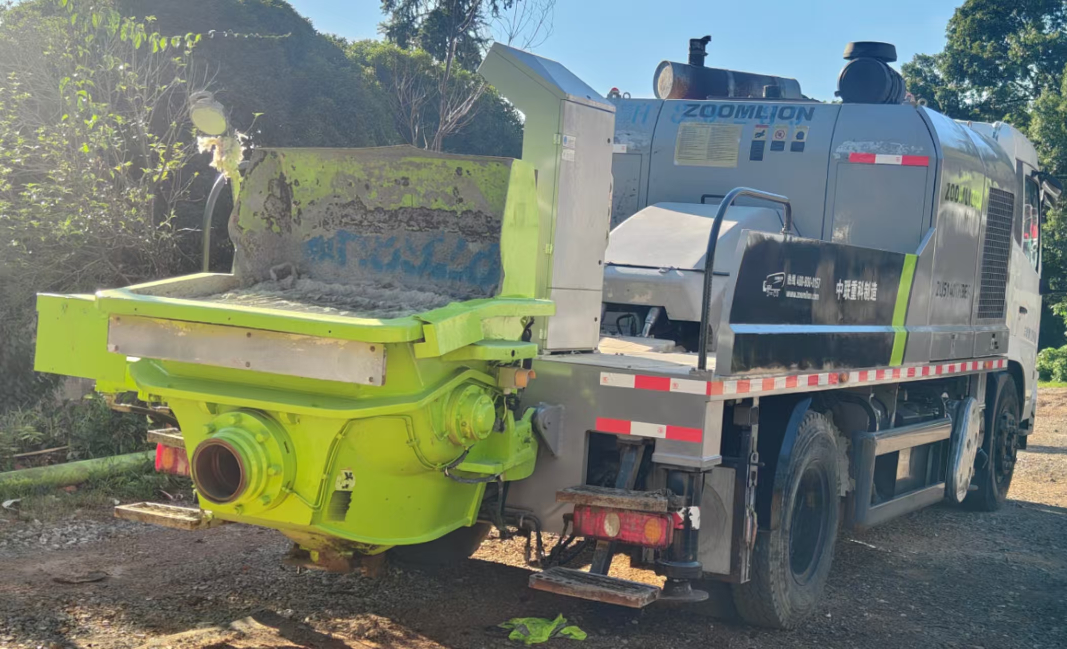Used Zoomlion Truck-Mounted Concrete Pump
