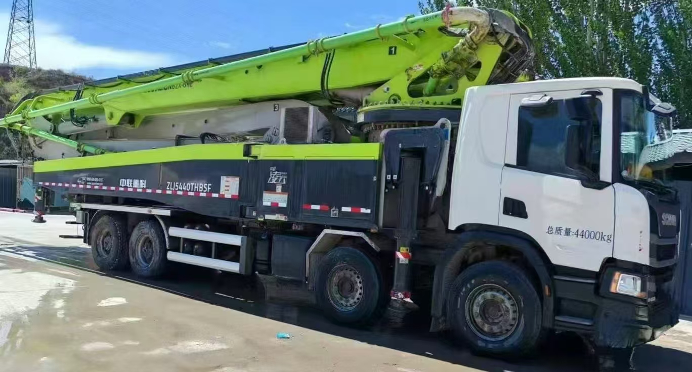 Used 2023 Zoomlion 62m Concrete Pump Truck (Scania Chassis)