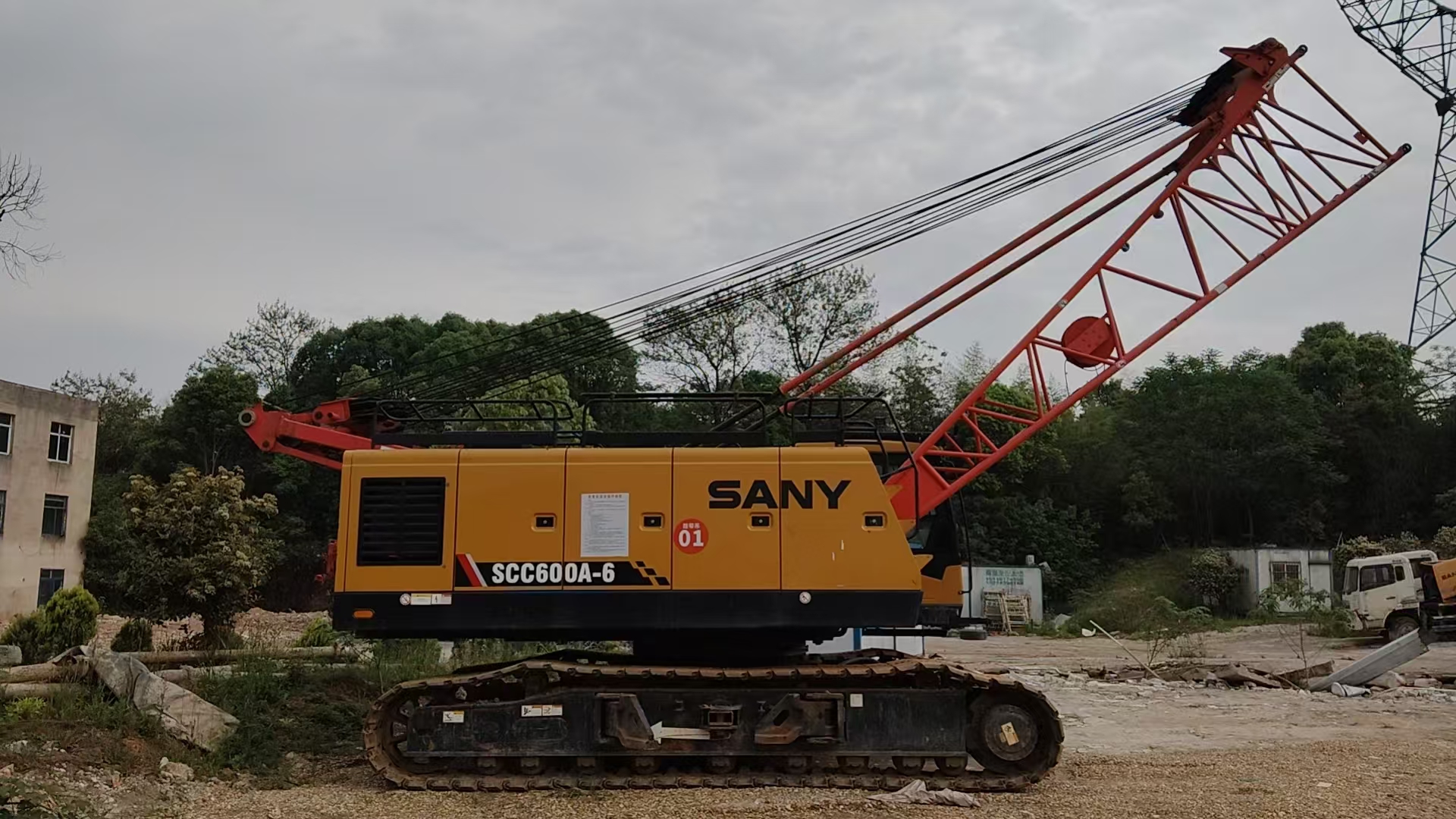 Used SANY SCC600A-6 Crawler Crane