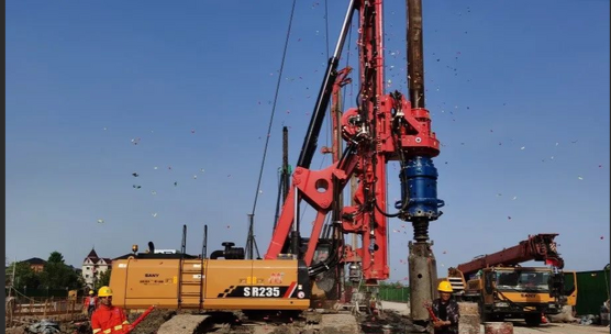SANY Used Rotary Drilling Rig SR235
