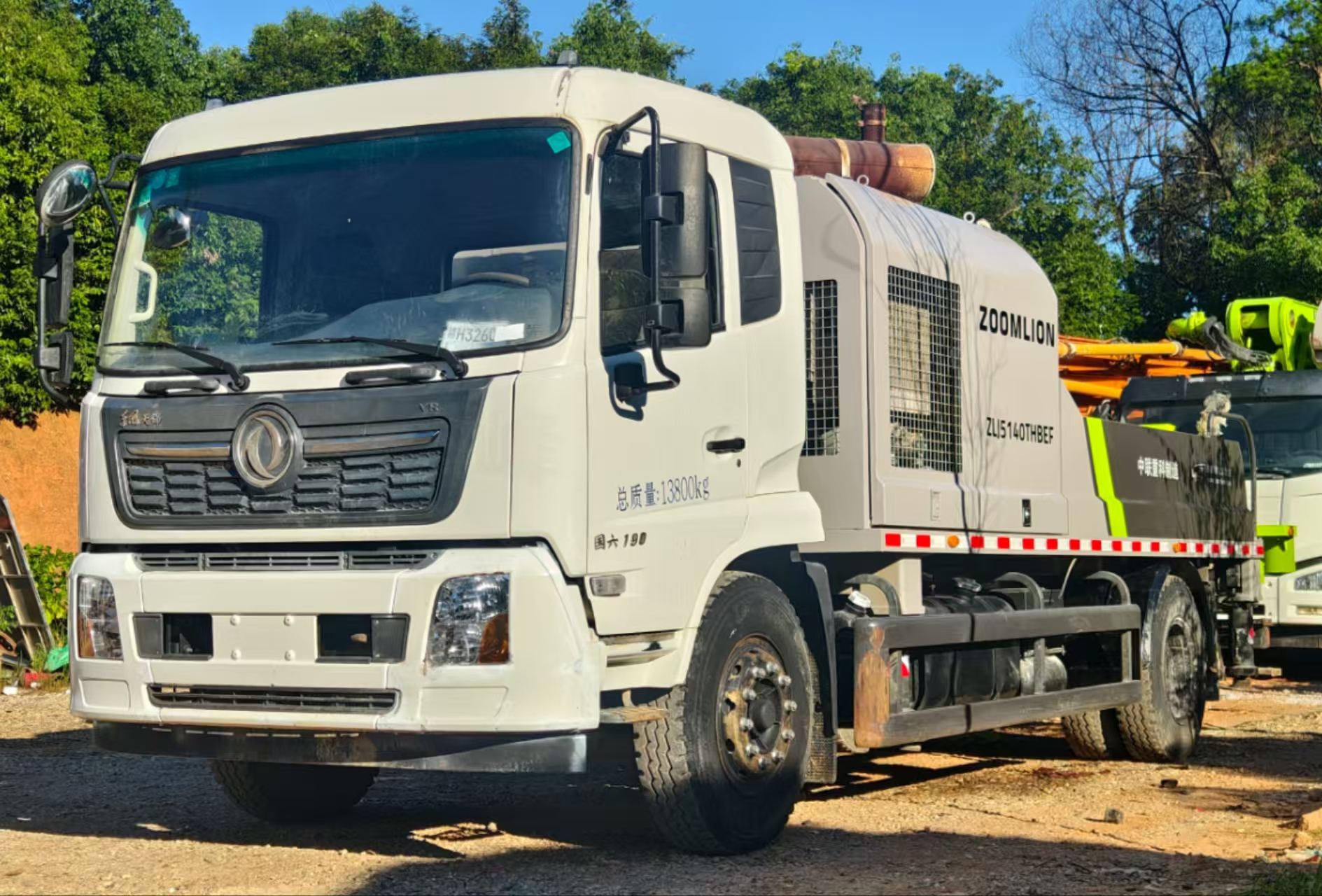 Used Zoomlion Truck-Mounted Concrete Pump