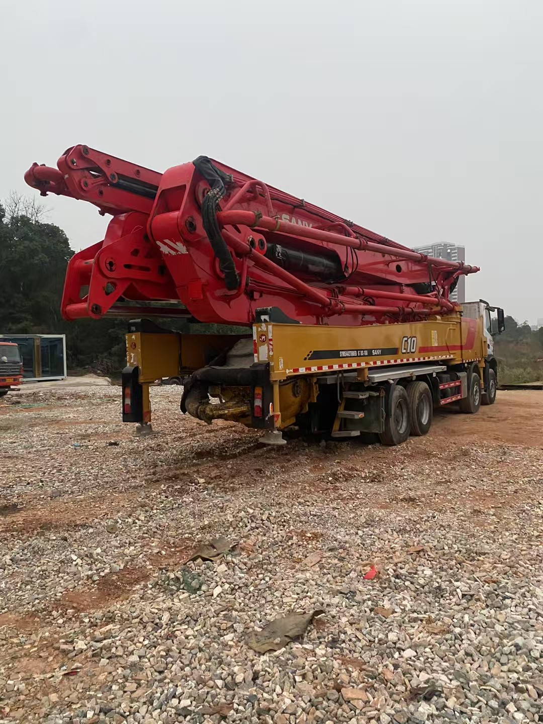 Used SANY 62-meter concrete pump truck
