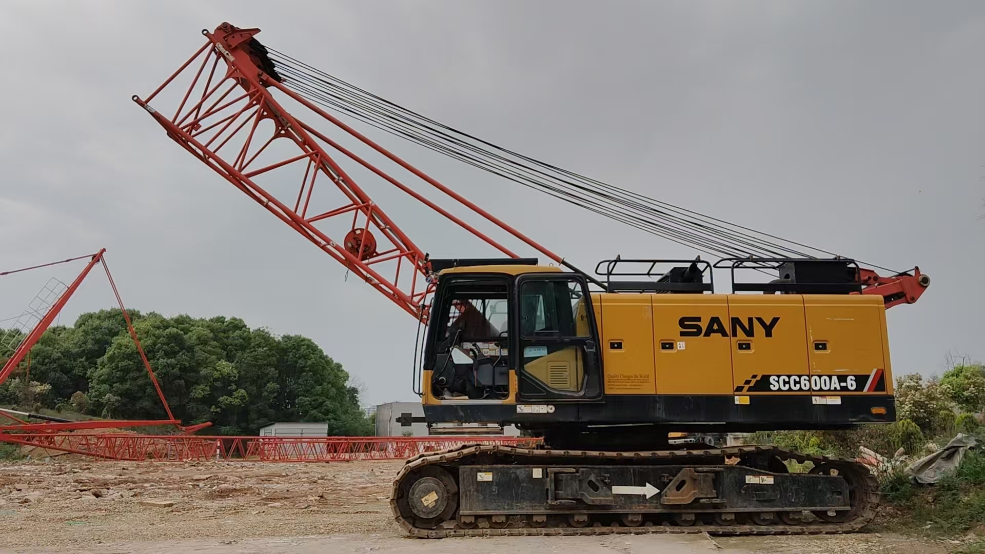 Used SANY SCC600A-6 Crawler Crane