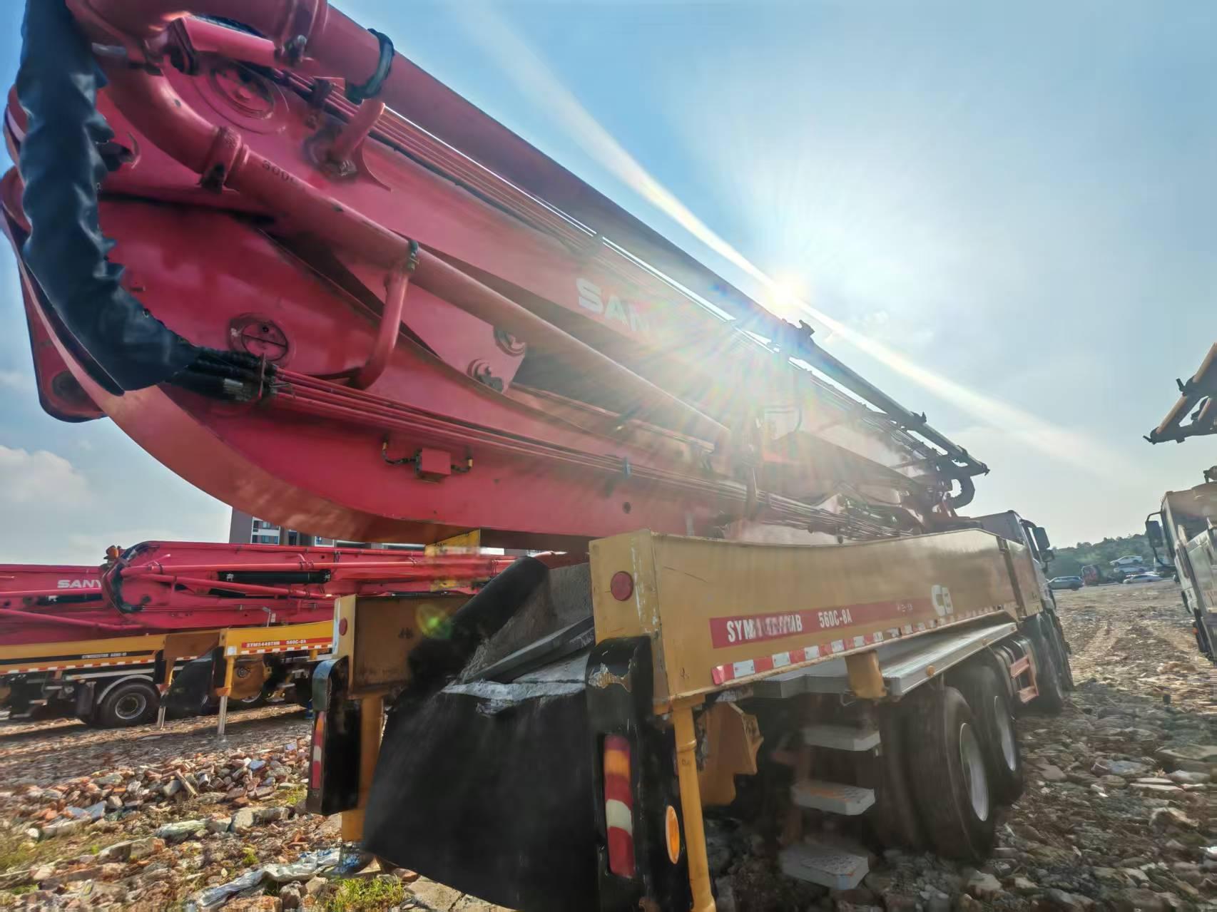 USED SANY 56m Concrete Pump Truck (Mercedes-Benz Chassis, 2019)