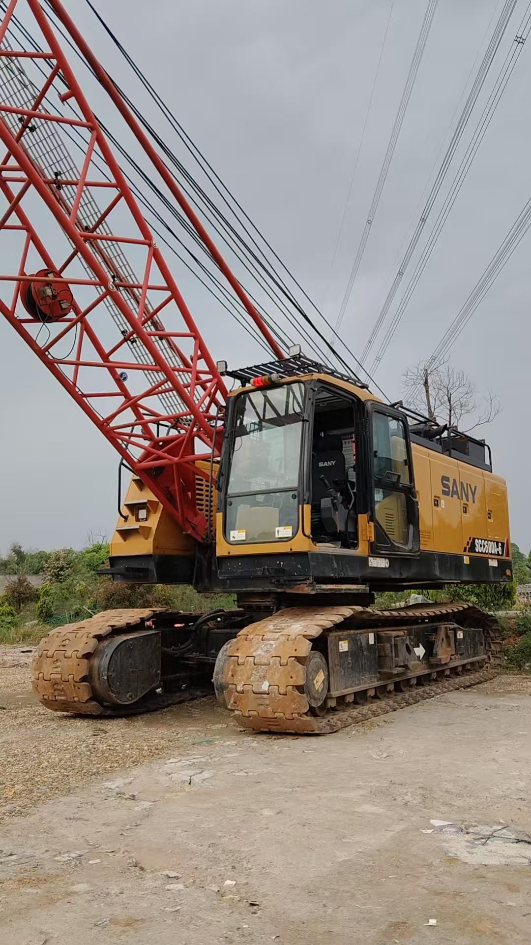 Used SANY SCC600A-6 Crawler Crane