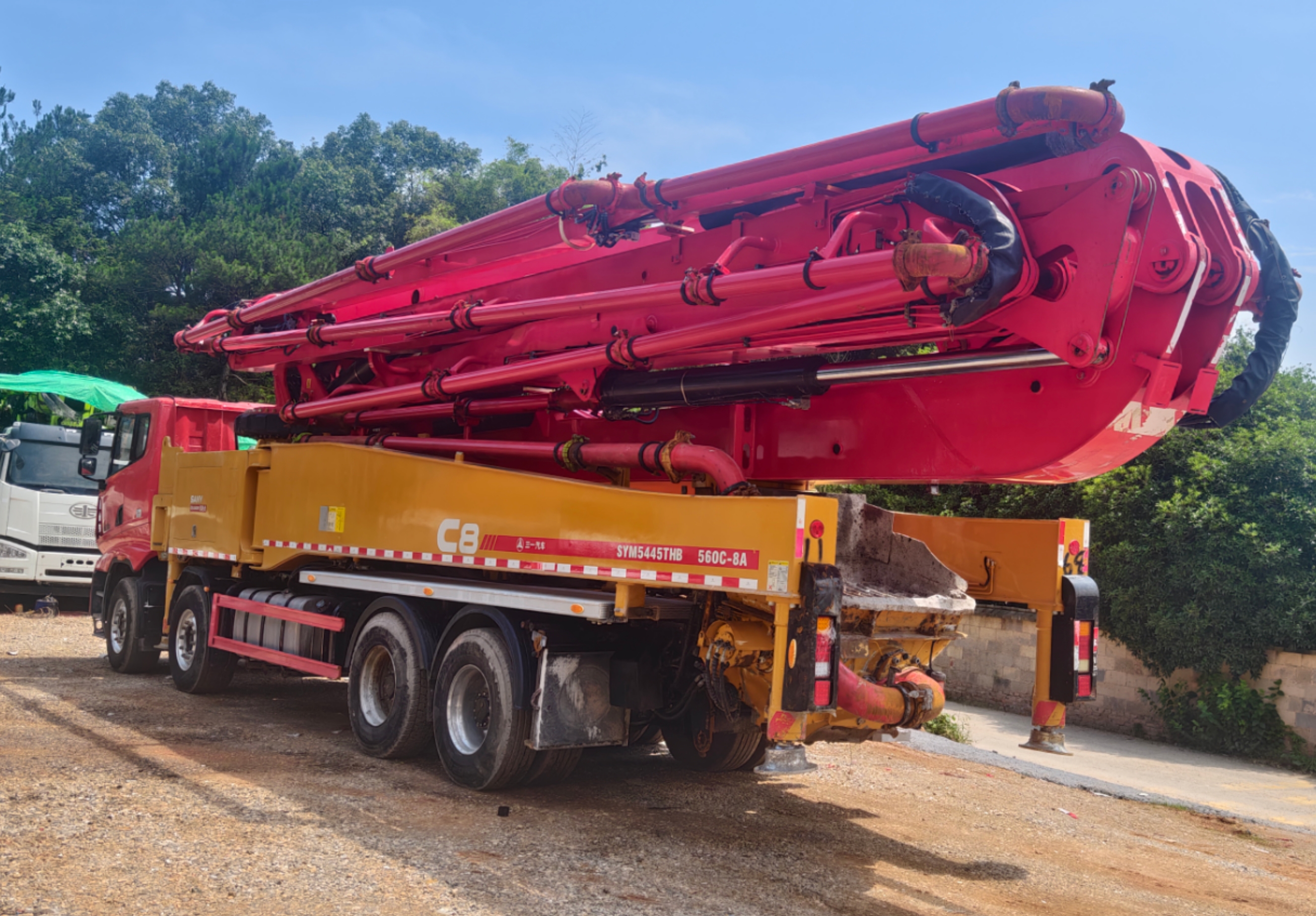 Used SANY Concrete Pump Truck 56 meters