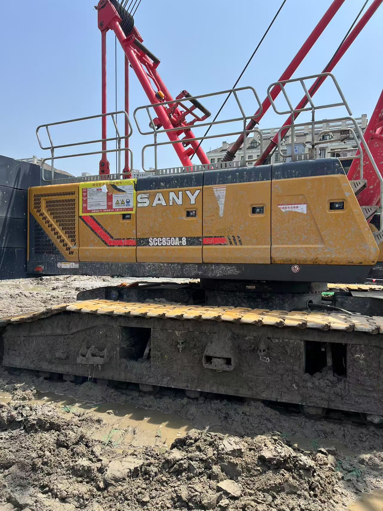 Used SANY SCC850A-8 Crawler Crane
