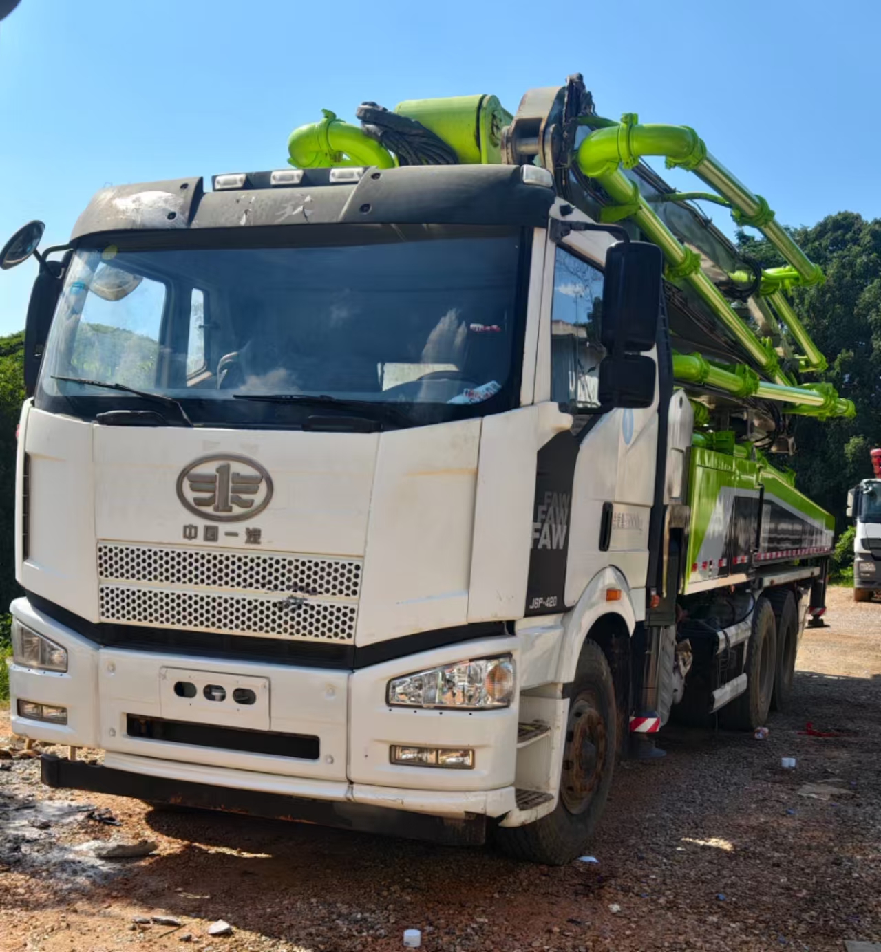 Used Zoomlion Concrete Pump Truck 49 meters