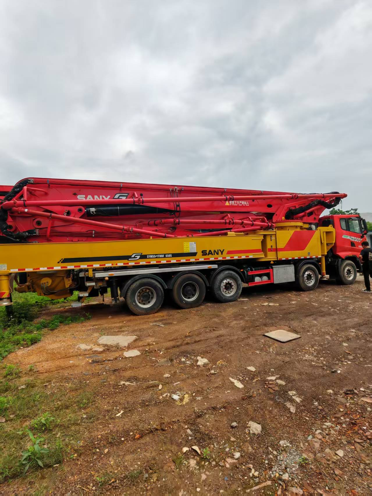 Used SANY 65-meter Concrete Pump Truck