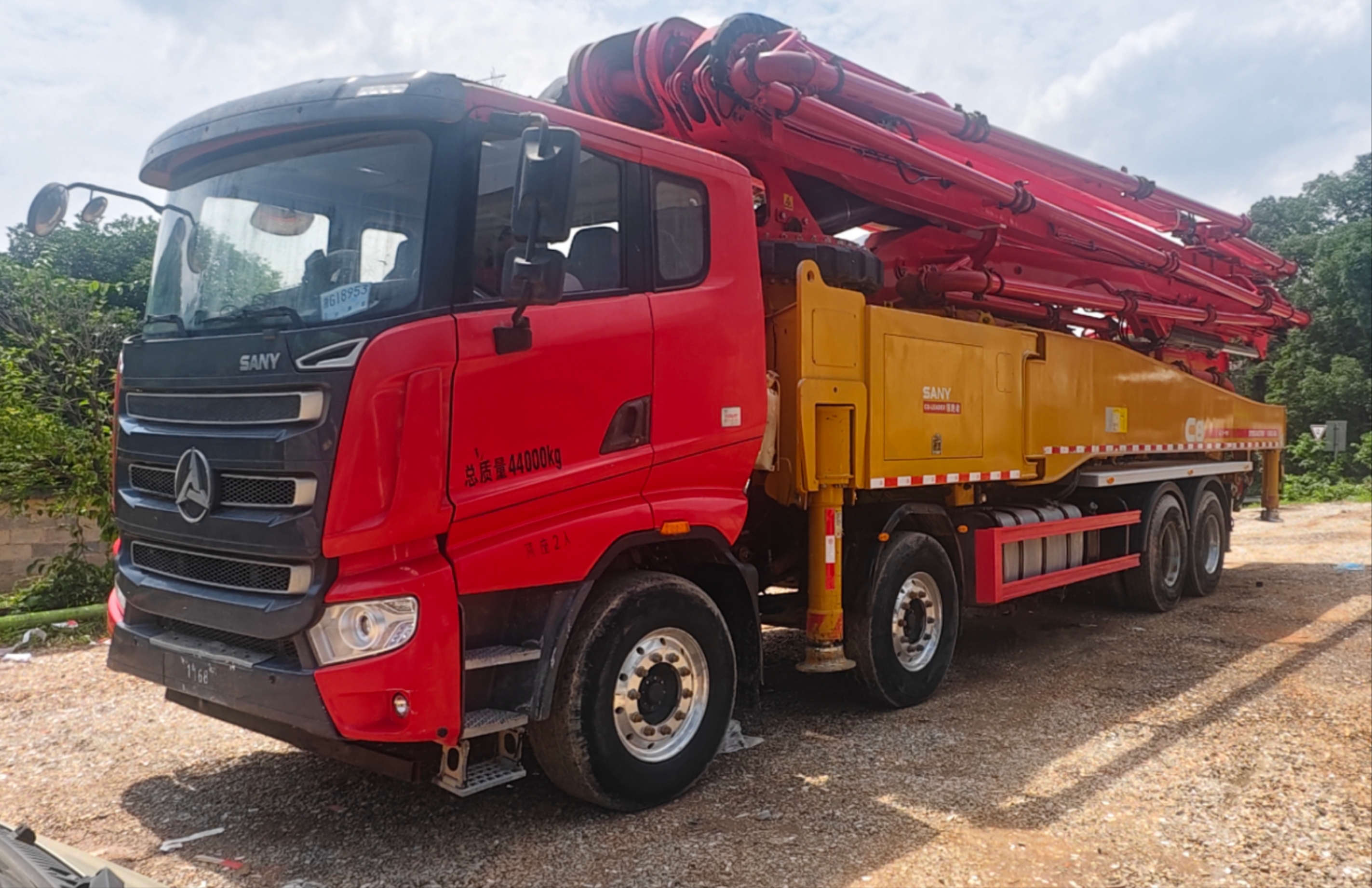 Used SANY Concrete Pump Truck 56 meters